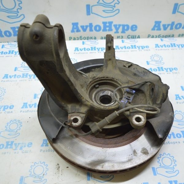 Цапфа со ступицей передняя правая Acura MDX 14-20 с кожухом и диском (01)