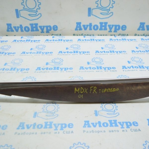 Накладка торпеда прав под дерево Acura MDX 14-20 черн