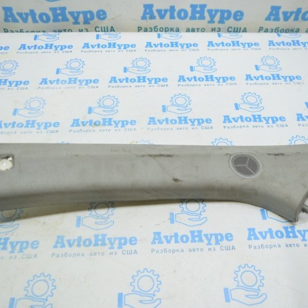 Накладка передней стойки верх левая Acura MDX 14-20 серая, под пищалку (01) под химчистку