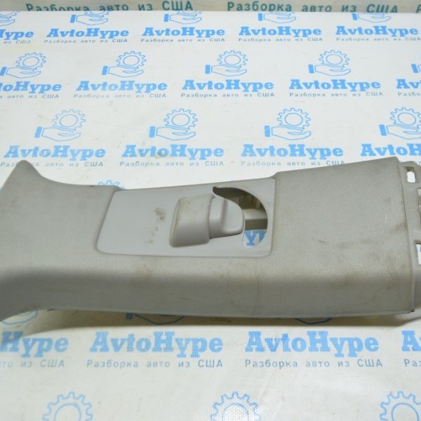 Накладка центральной стойки верхняя (ремень) левая Acura MDX 14-20 серая