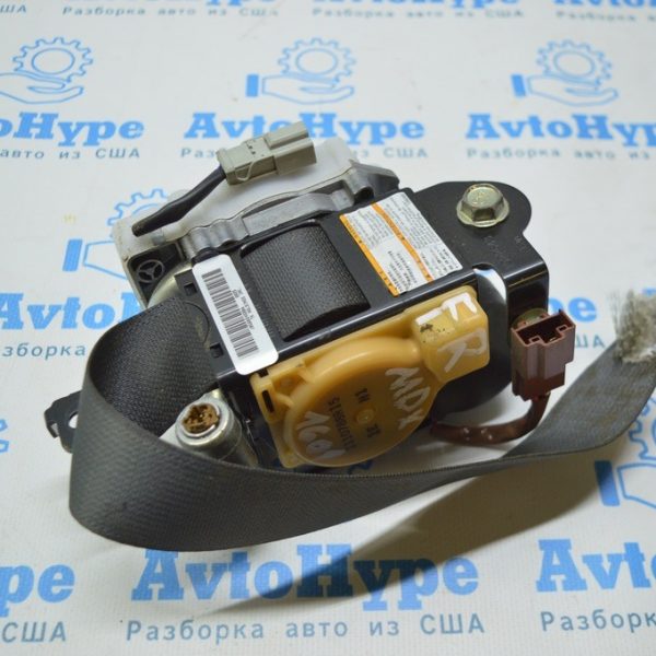 Пассажирский ремень безопасности Acura MDX 14-20 темно-серый (01) порезан