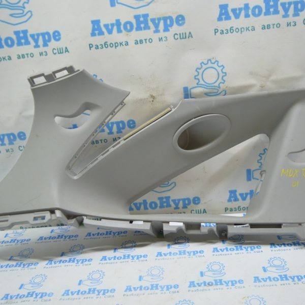 Накладка задней стойки левая Acura MDX 14-20 серая (01) деф. обломана клипса