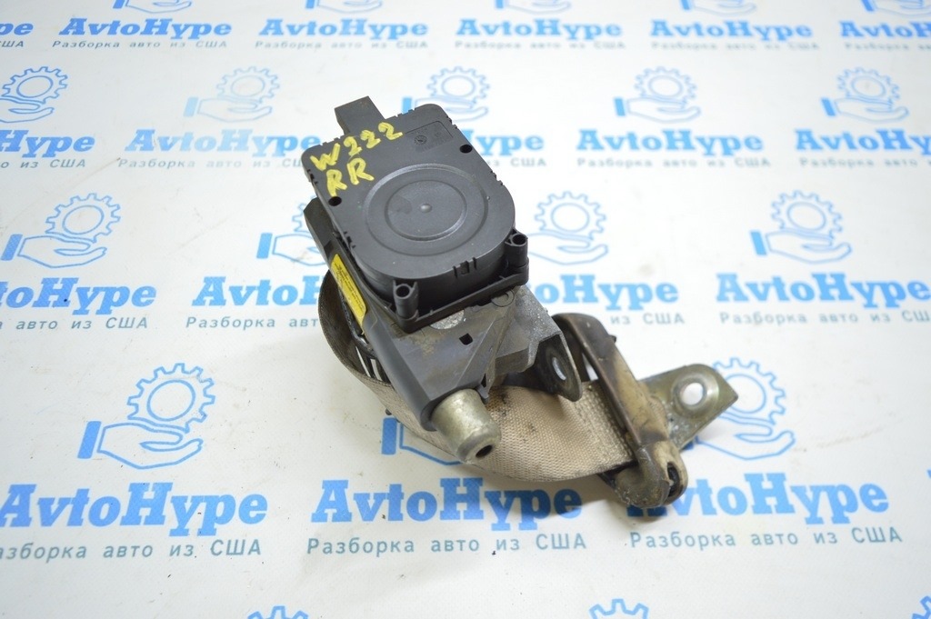 Ремень безопасности зад прав Mercedes W222 14-22 (01) деф.порезан ремент