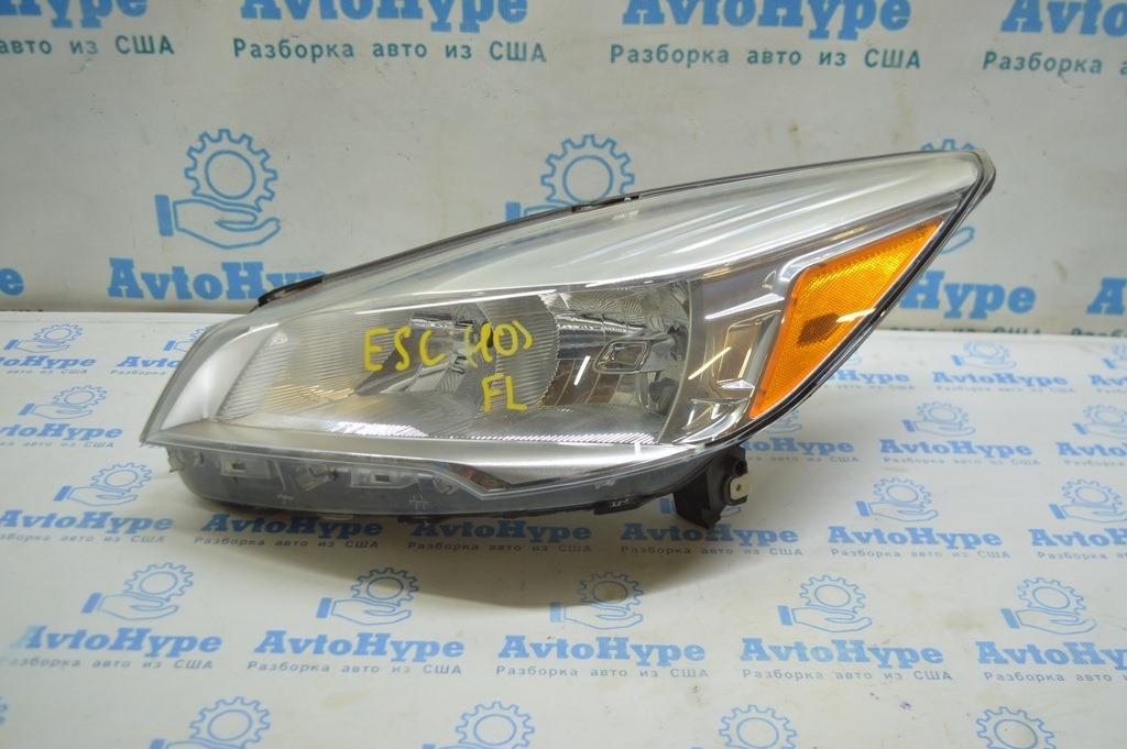 Фара передняя левая Ford Escape MK3 13-16 дорест галоген (10)
