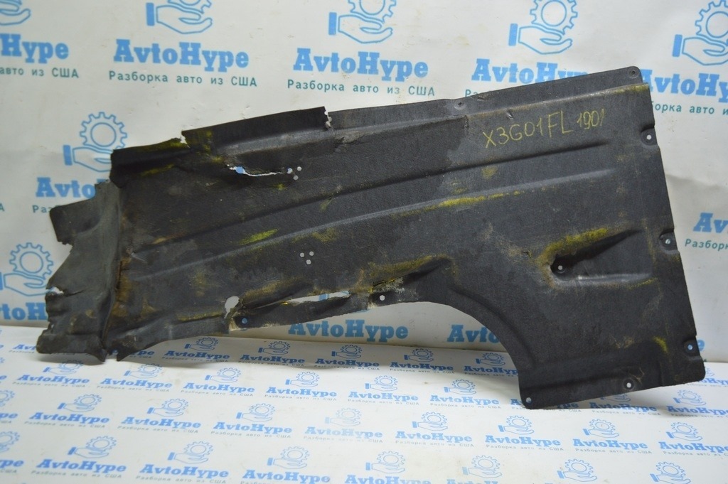 Защита днища левая BMW X3 G01 18-21 (01) деф.надрывы