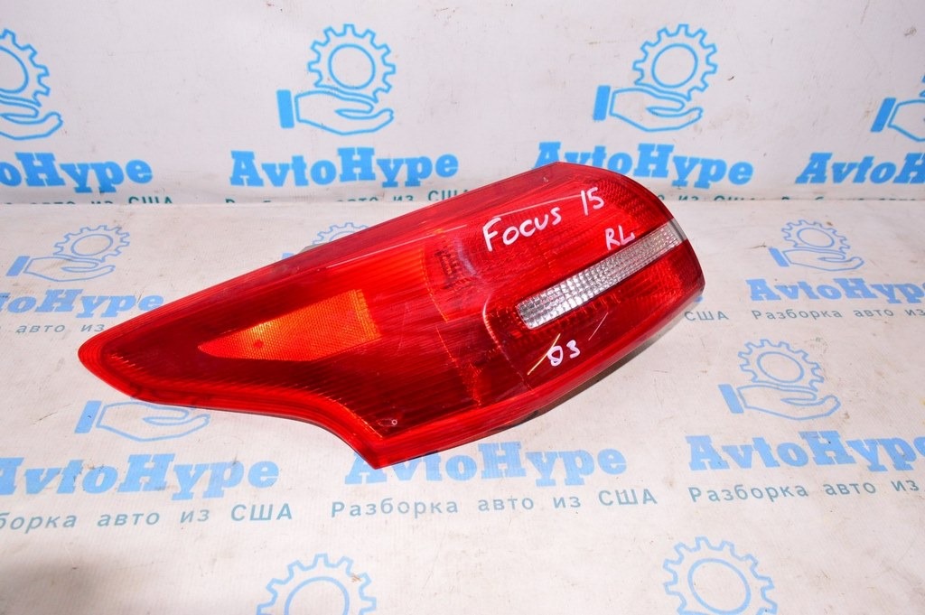 Фонарь внешний (крыло) левый Ford Focus mk3 15-18 рест 4d (03)