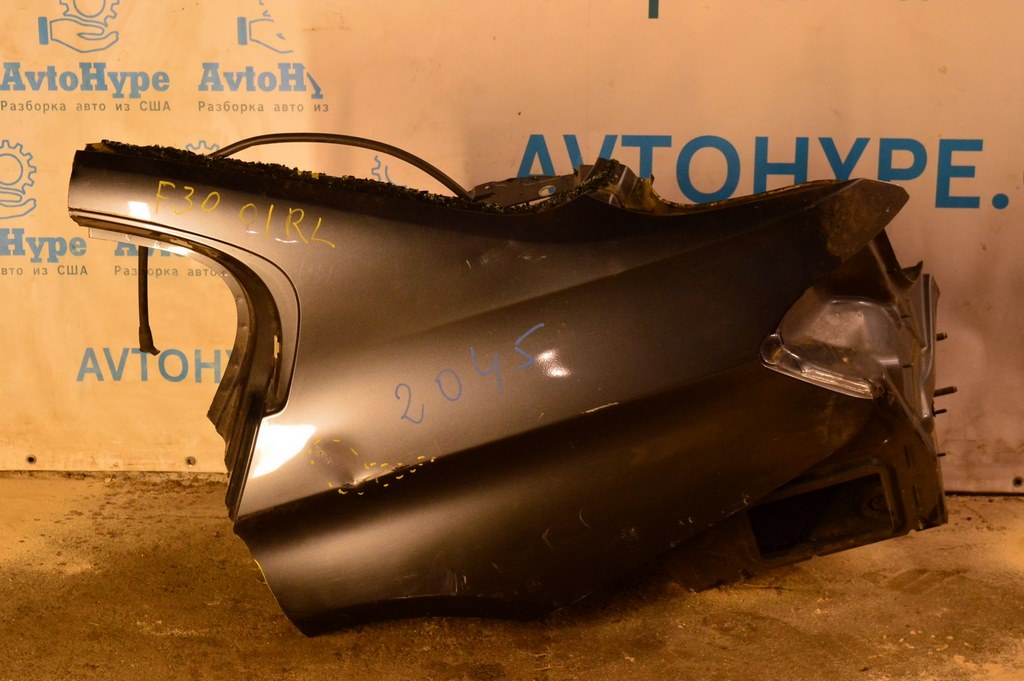 Четверть крыло задняя левая BMW 3 F30 12-19 (01) графит mineral-grau metallic без заката