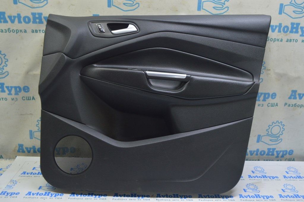 Обшивка двери карточка передняя правая Ford C-max MK2 13-18 черн