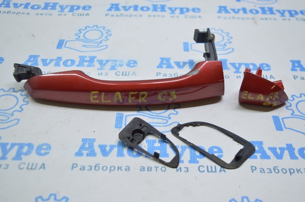 Заглушка внешней ручки перед прав HYUNDAI ELANTRA AD 17- (03) красная
