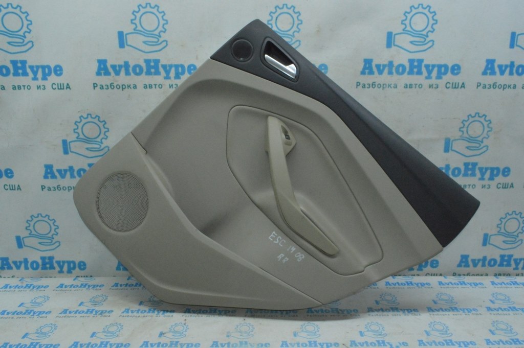 Обшивка двери (карточка) зад прав Ford Escape MK3 13- серая (08)