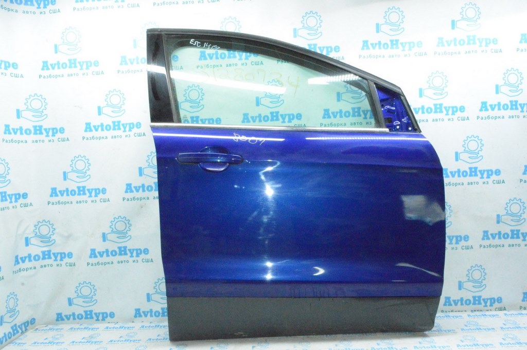 Дверь голая перед прав Ford Escape MK3 13- синий цвет J4(08)