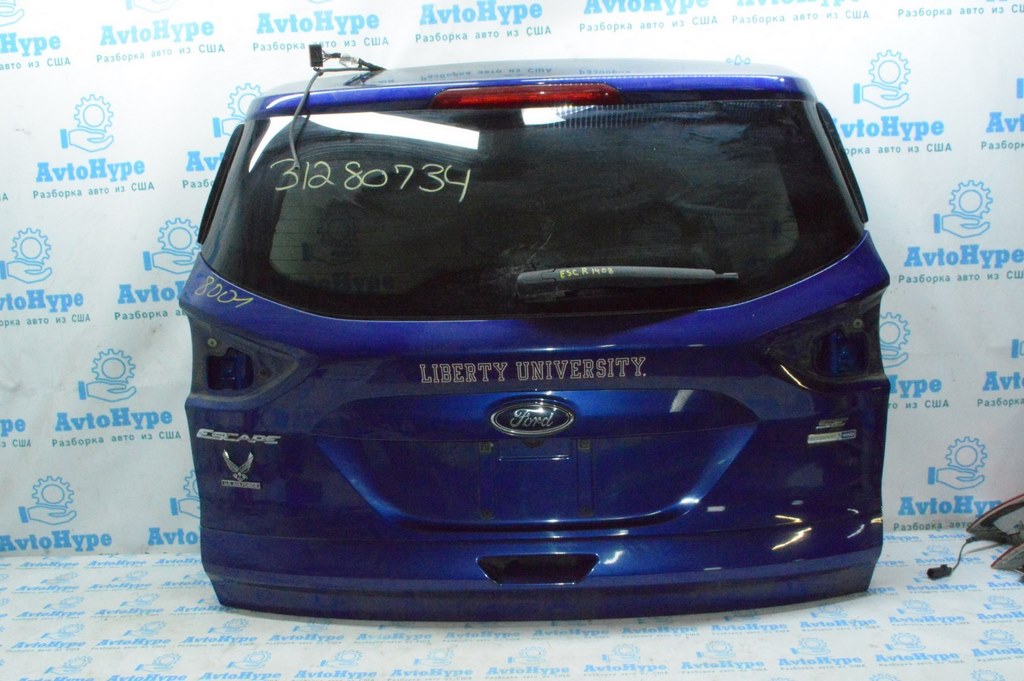 Дверь багажника голая Ford Escape MK3 13-16 без стекла синий цвет J4 (08)