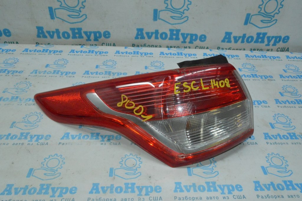 Фонарь внешний (крыло) левый Ford Escape MK3 13-16 (08)