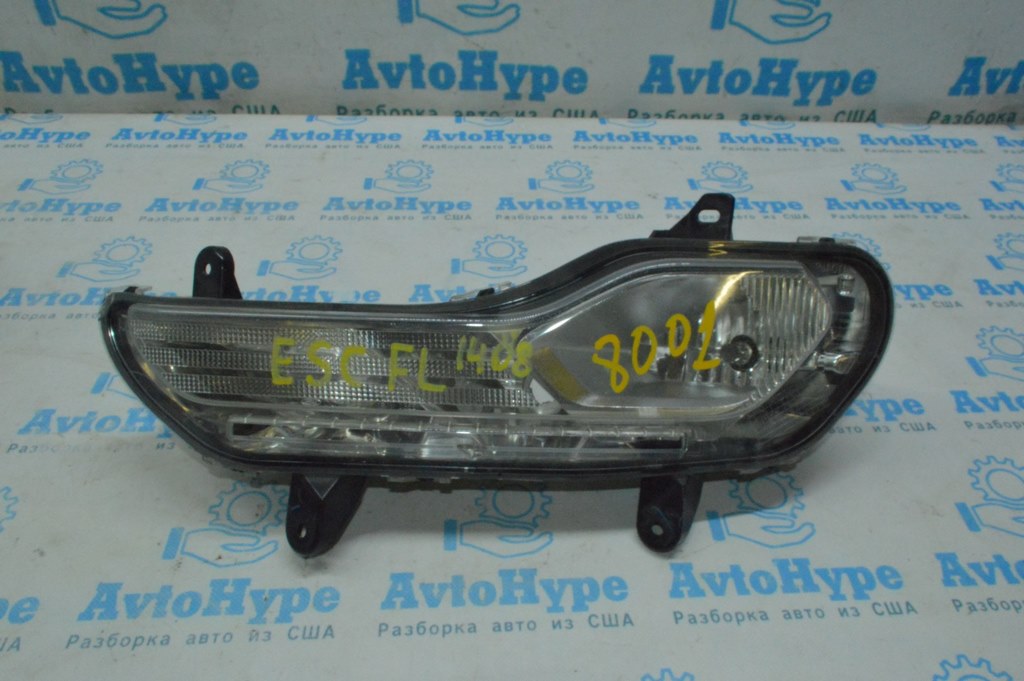 Поворотник лев Ford Escape MK3 13-16 дорест белый с птф (08)