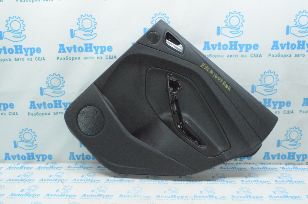 Обшивка двери (карточка) зад прав Ford Escape MK3 13- черн