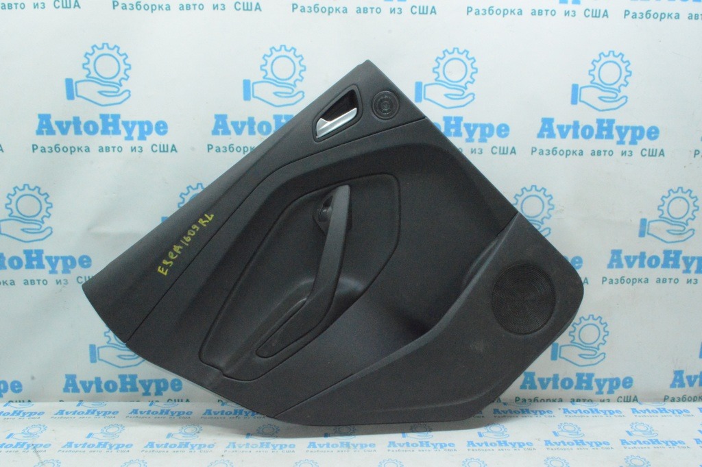 Обшивка двери (карточка) зад лев Ford Escape MK3 13- черн