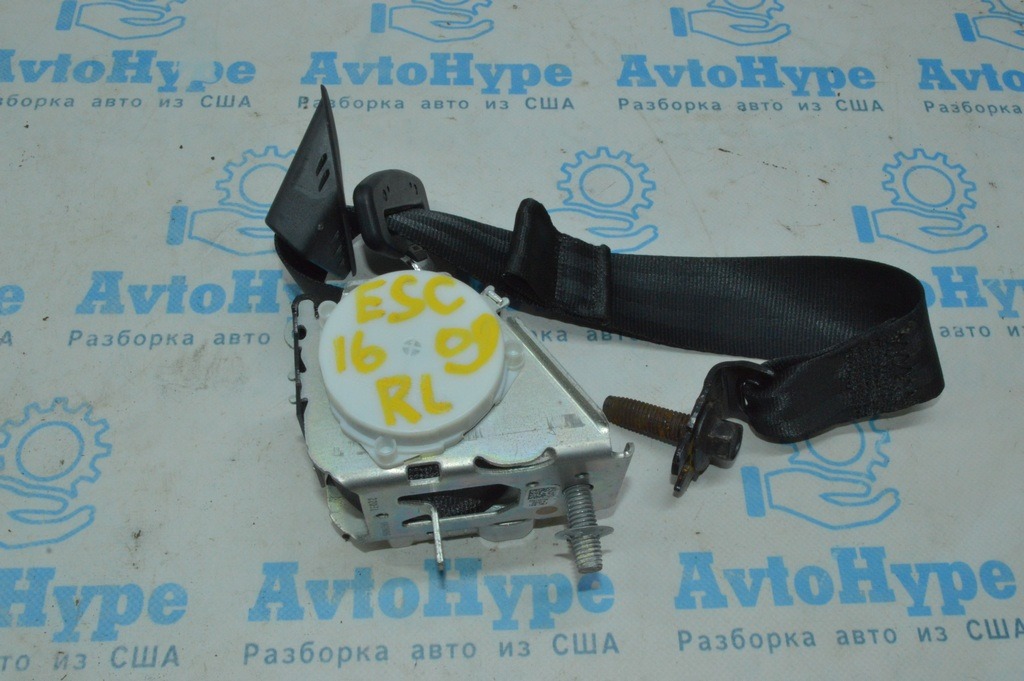 Ремень безопасности зад лев Ford Escape MK3 13- черн