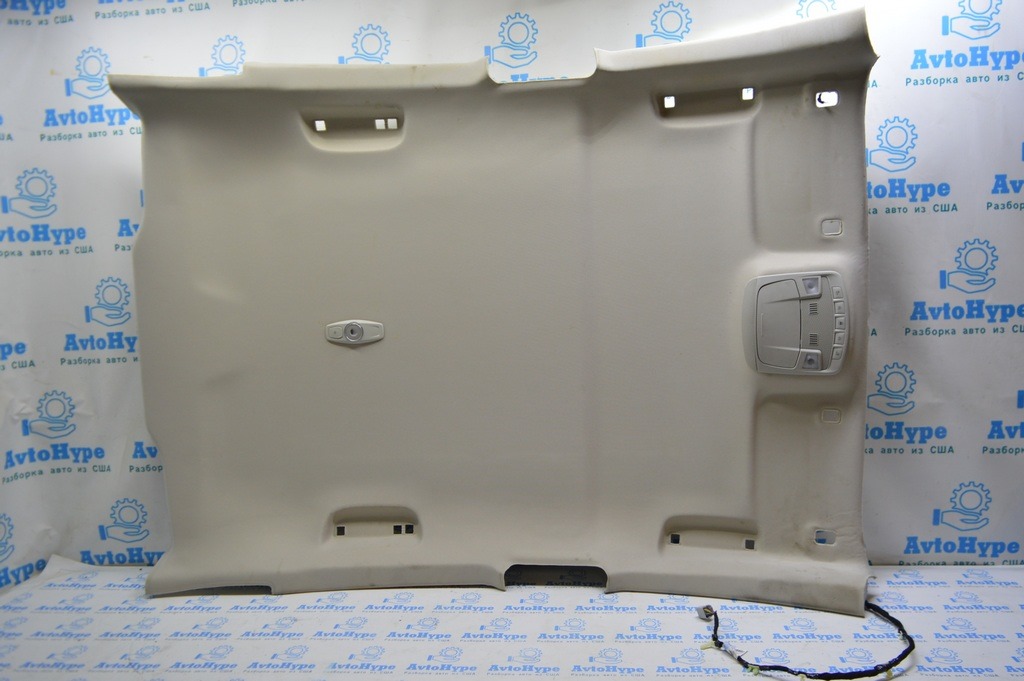 Обшивка потолка Ford Fusion mk5 13- серая без люка (05) деф.спереди