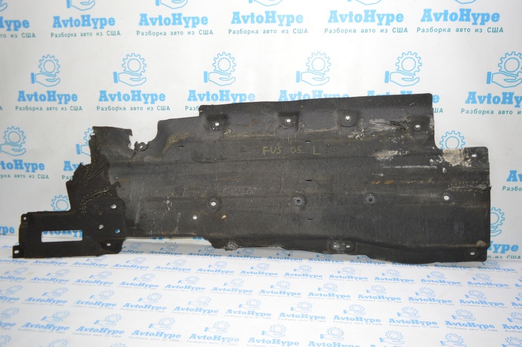 Защита днища левая Ford Fusion mk5 13-16 надрывы (05)