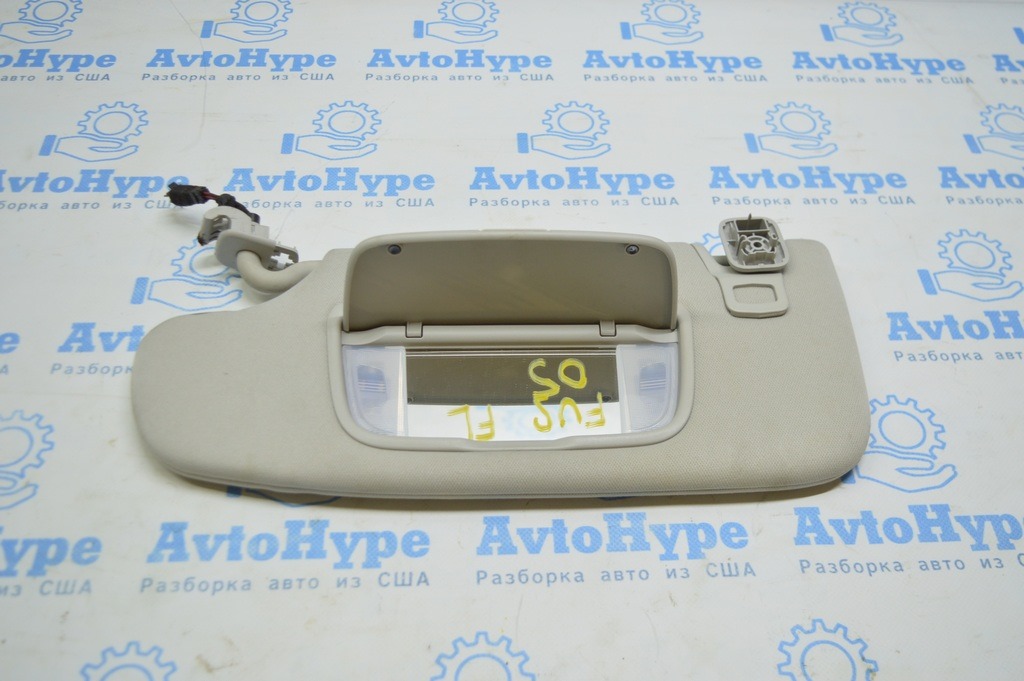 Козырек левый Ford Fusion mk5 13- серый