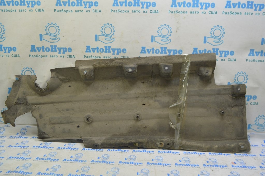 Защита днища левая Ford Fusion mk5 13-16 надрывы (06)