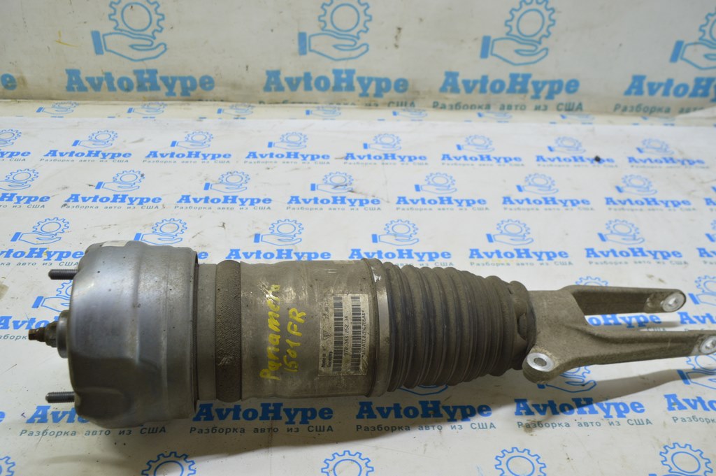 Пневмоамортизатор передний правый Porsche Panamera 14-16 в сборе с автоподкачкой (01)