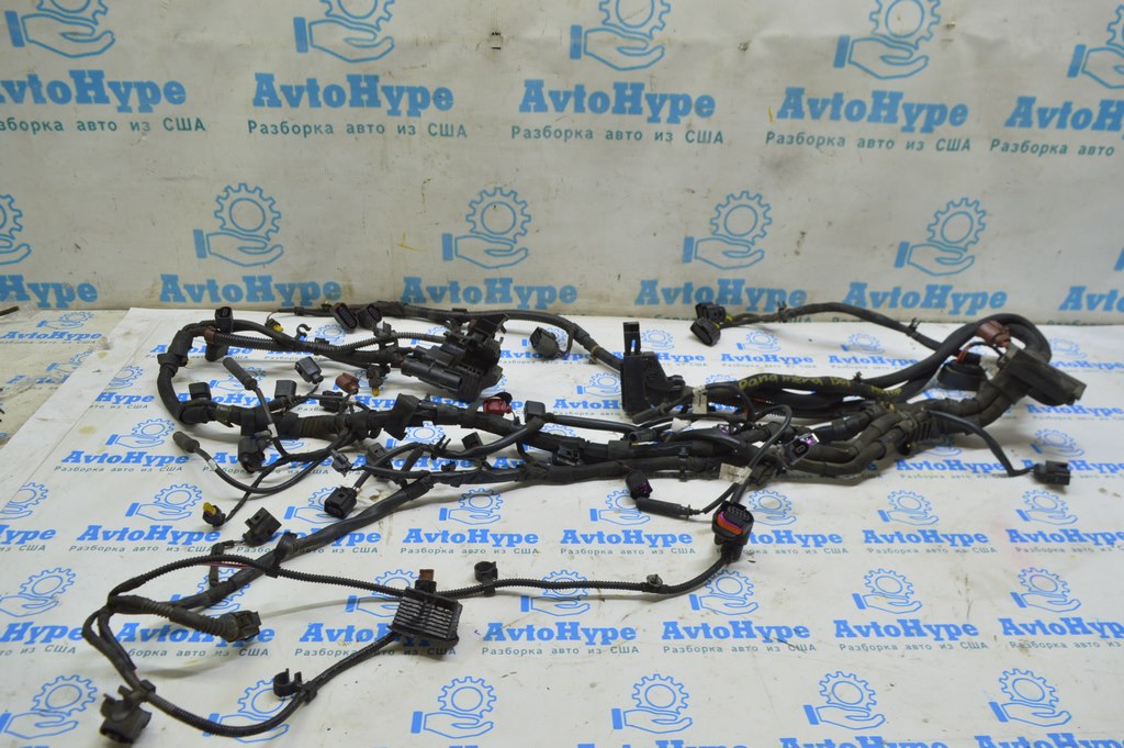 Проводка подкапотная моторная Porsche Panamera 10-16 3.0d (01)