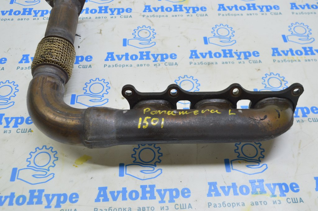 Коллектор выпускной левый Porsche Panamera 10-16 3.0d