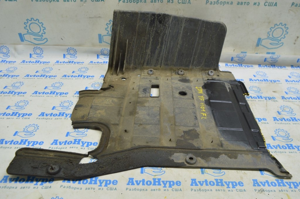 Защита двигателя левая Hyundai Sonata 11-15 (01) надрывы