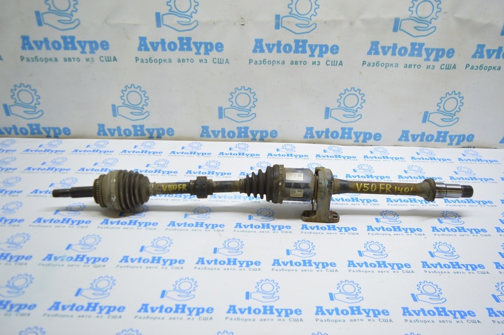 Привод полуось перед прав Toyota Camry v50 2.5 12-14 usaeuro с подвесным подшипником (01)