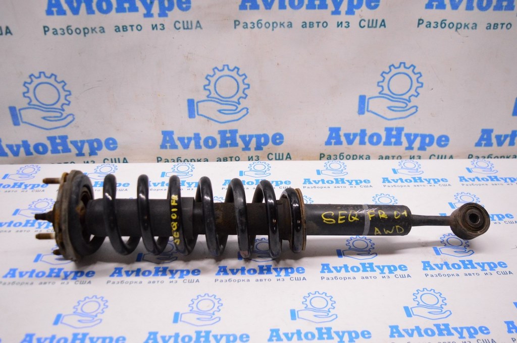 Стойка амортизатора в сборе перед прав Toyota Sequoia 2008-2022 awd (01) не пневмо без регулир