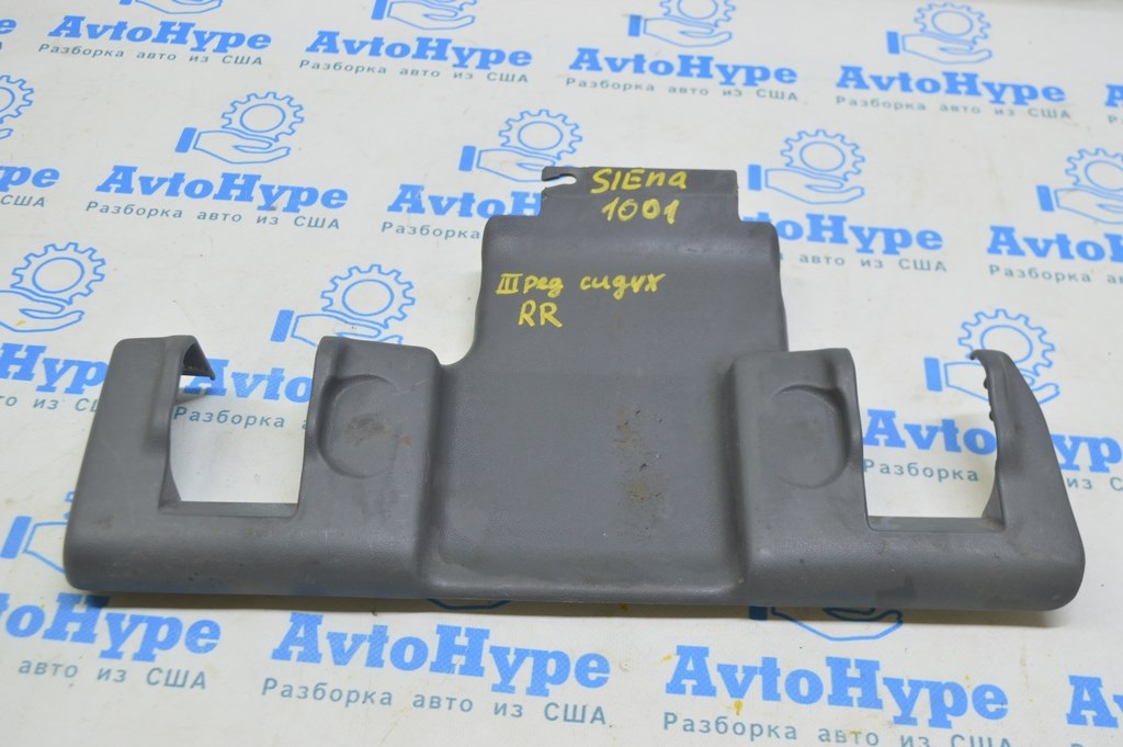 Накладка 3 ряда сидений правая большая Toyota Sienna 15-20 серая (01) Реал М