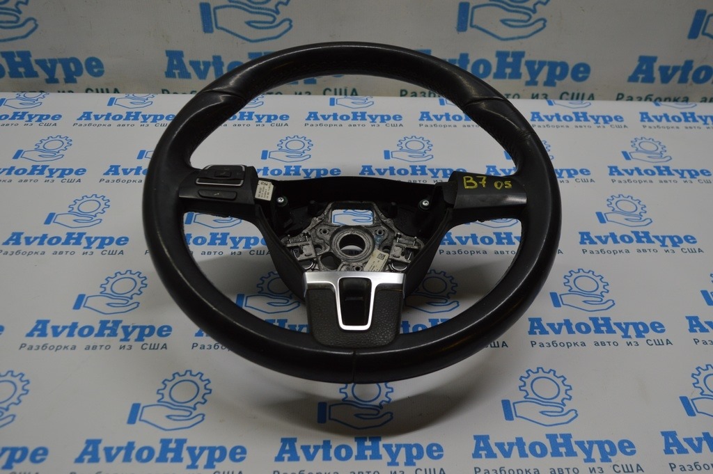 Руль (голый) VW Passat b7 USA кожа (05)