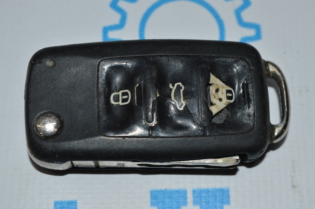 Ключ VW Passat b7 USA 4 кнопки, раскладной (05) 710