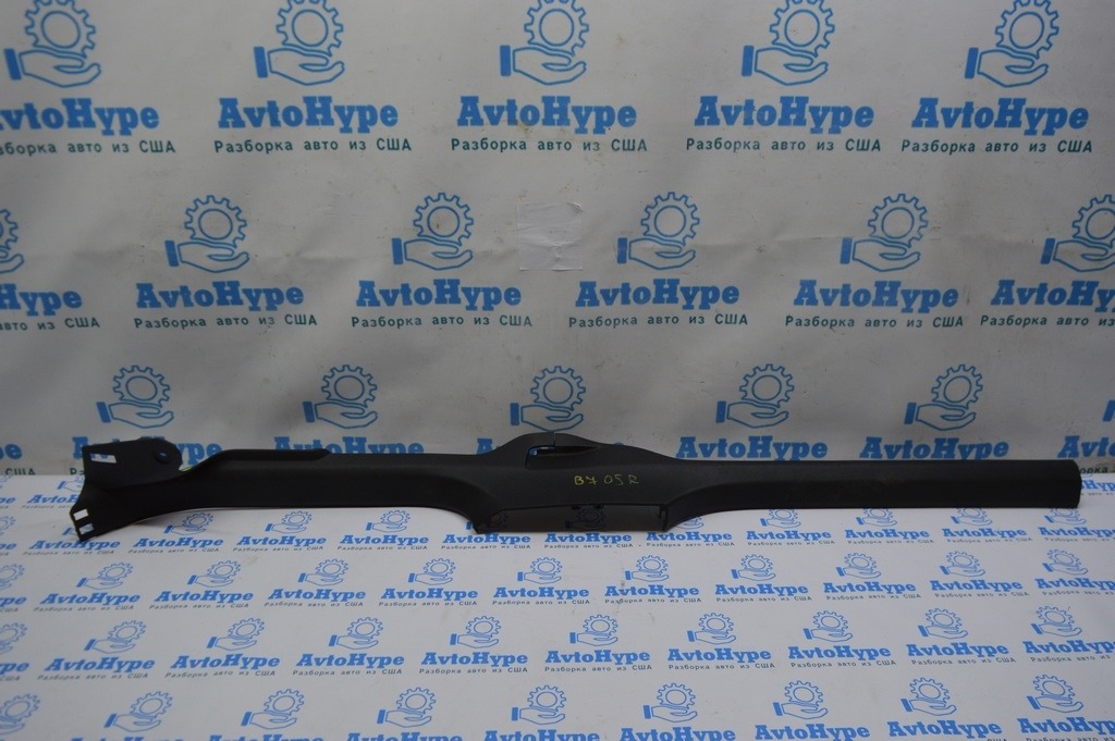 Накладка порога прав VW Passat b7 USA черн