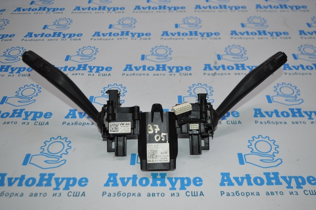 Подрулевой переключатель гитара VW Passat b7 USA (05)