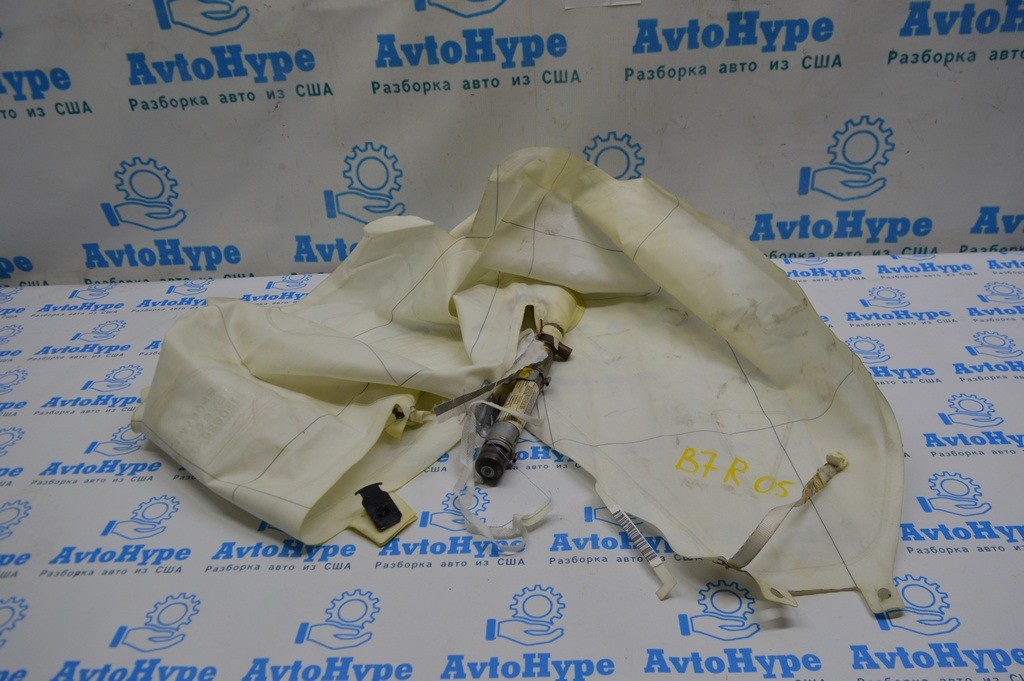 Подушка безопасности airbag боковая шторка правая VW Passat b7 USA (05) стрельнула не порезана