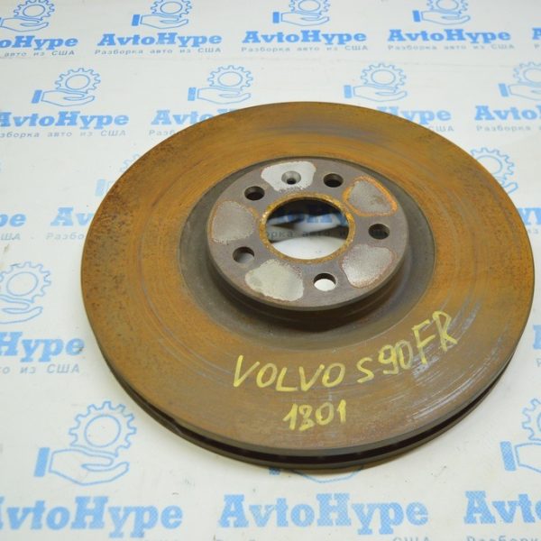 Диск тормозной передний правый Volvo S90 16- 345/30мм 31423722