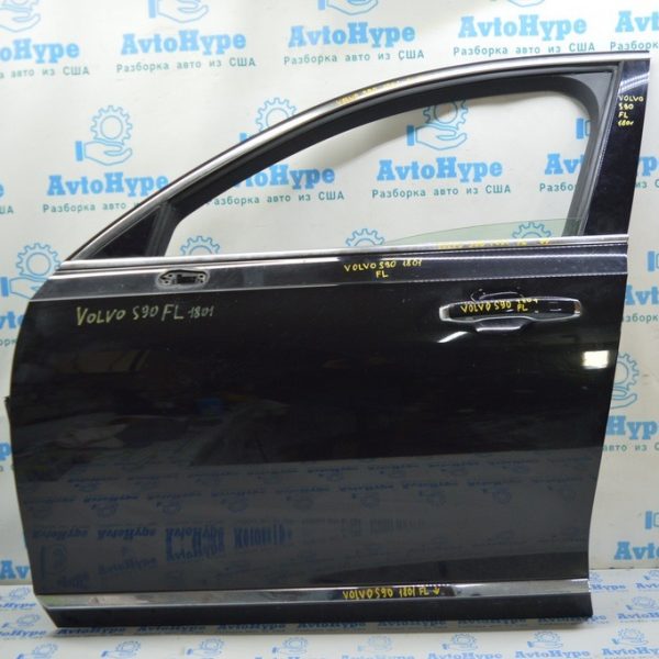 Дверь голая перед лев Volvo S90 16- черный цвет 717 (01)