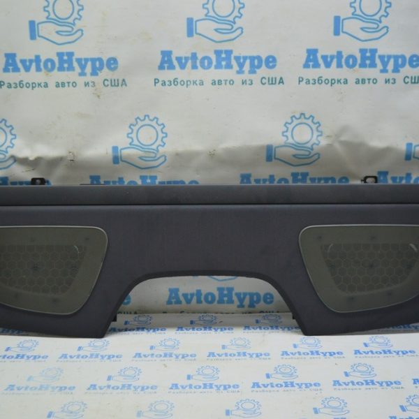 Обшивка задней полки кузова, задняя часть Volvo S90 16- черная, под шторку (01)