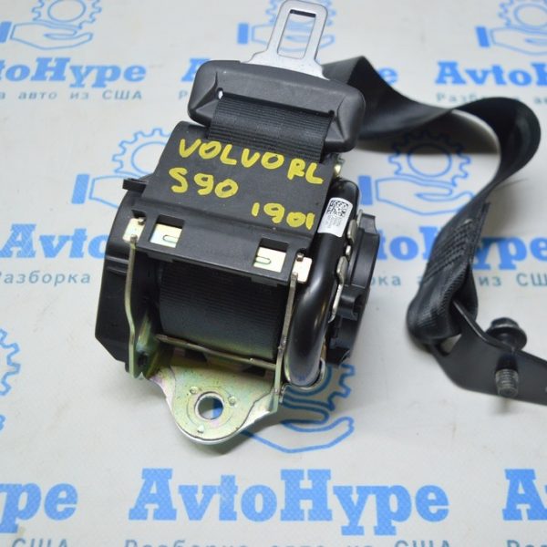 Ремень безопасности зад лев Volvo S90 16- черный