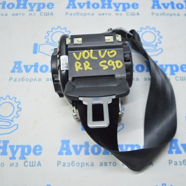 Ремень безопасности зад прав Volvo S90 16- черный