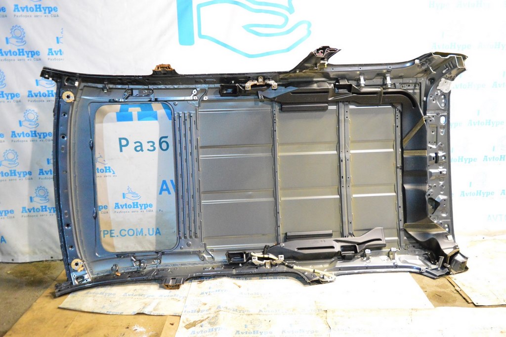 Крыша (металл) Toyota Sequoia 2008-2022 под люк (01) цвет графит 1F9 есть тычки