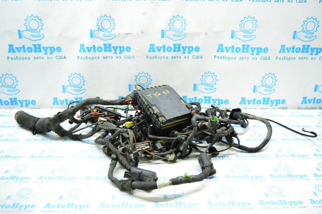 Проводка подкапотная с блоком предохранителей VW Tiguan 09-17 (07) 5n0937123