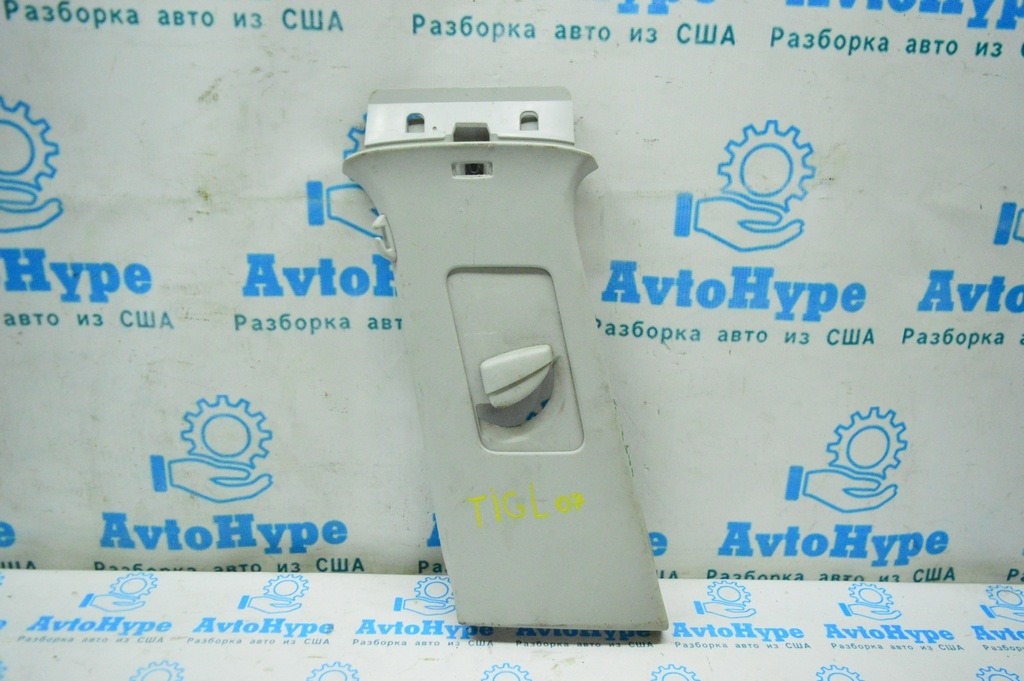 Накладка центральной стойки верхняя (ремень) левая VW Tiguan 09-17 серая