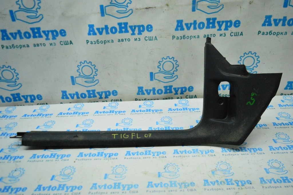 Накладка порога перед лев VW Tiguan 09-17 черн