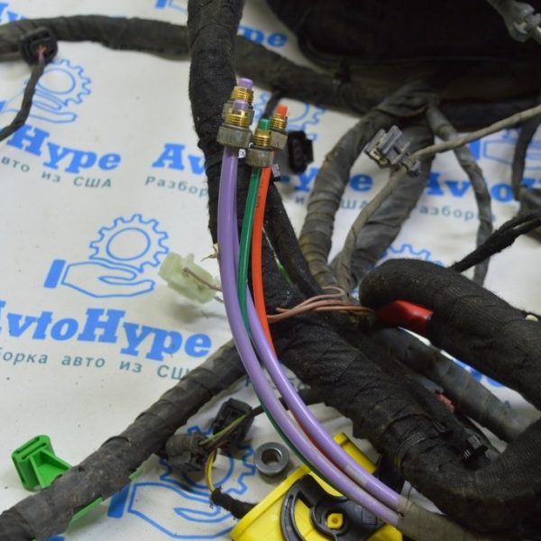 Трубки пневмы VW Touareg 18- (01) фиолет+фиолет+зеленая+красная