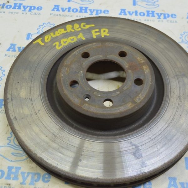 Диск тормозной перед прав VW Touareg 18- 350/34мм (01)