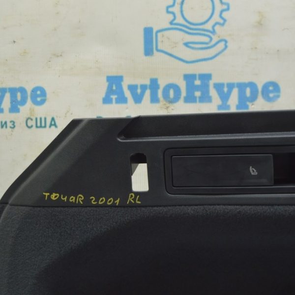 Ручка откидывания 2 ряда сидений зад лев VW Touareg 18- черн