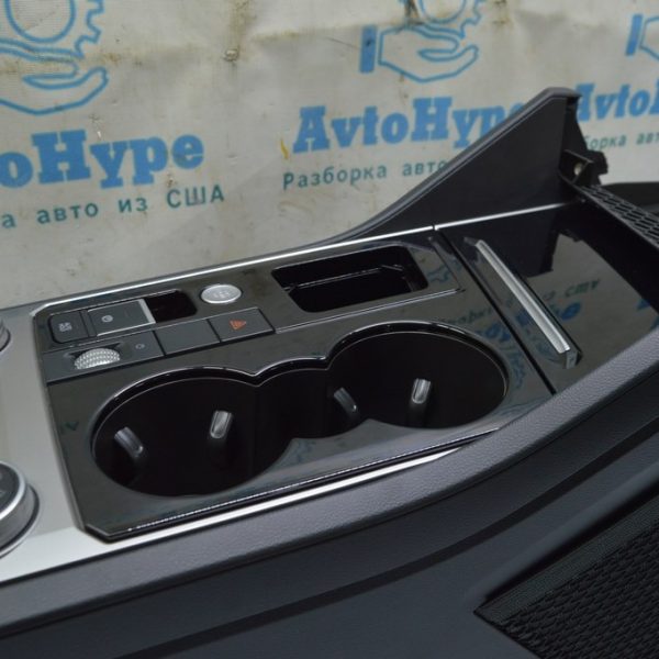 Бокс центральной консоли VW Touareg 18- черн, передний